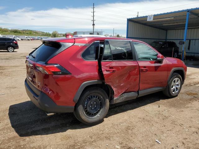 2T3G1RFV6NW304133 - 2022 TOYOTA RAV4 LE RED photo 3