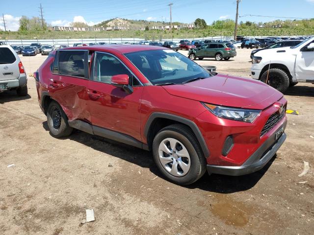 2T3G1RFV6NW304133 - 2022 TOYOTA RAV4 LE RED photo 4