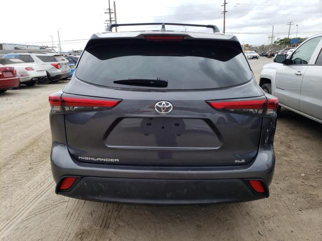 5TDKDRAH9PS011379 - 2023 TOYOTA HIGHLANDER L GRAY photo 6