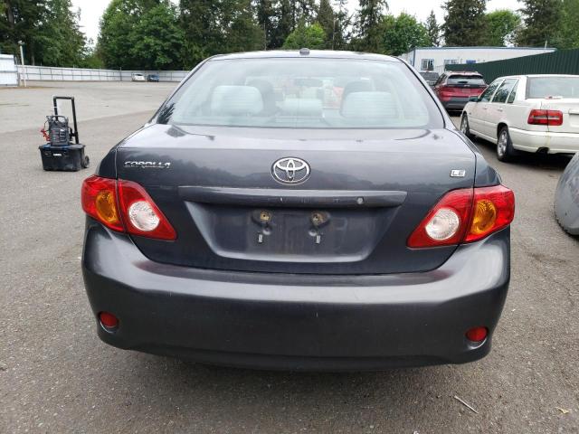 1NXBU4EE0AZ167280 - 2010 TOYOTA COROLLA ba BASE GRAY photo 6