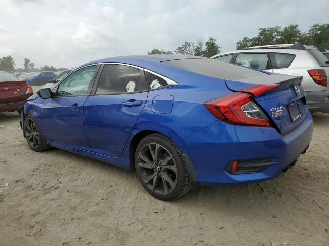2HGFC2F8XKH555046 - 2019 HONDA CIVIC SPORT 蓝色 照片 2