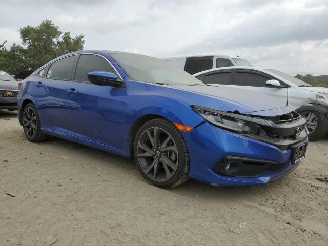 2HGFC2F8XKH555046 - 2019 HONDA CIVIC SPORT 蓝色 照片 4