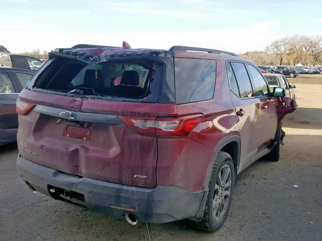 1GNEVJKW3KJ240291 - 2019 CHEVROLET TRAVERSE HIGH COUNTRY  photo 4