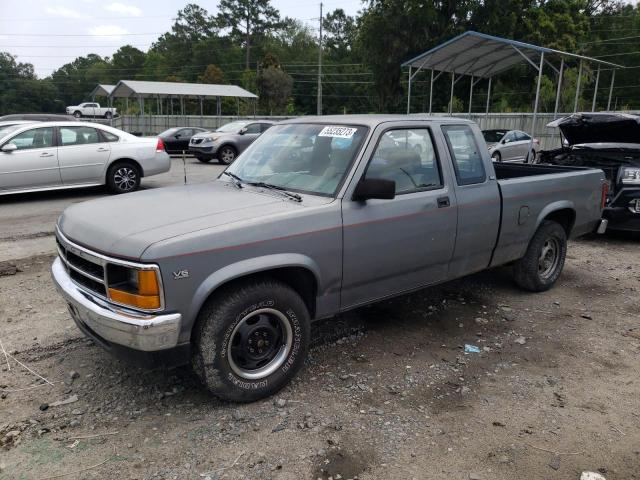 1B7FL23X8MS241143 - 1991 DODGE DAKOTA GRAY photo 1