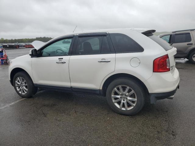 2FMDK4JC5BBA08216 - 2011 FORD EDGE SEL WHITE photo 2