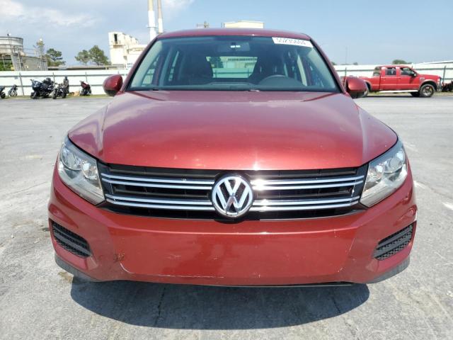 WVGAV7AX4CW098893 - 2012 VOLKSWAGEN TIGUAN S RED photo 5