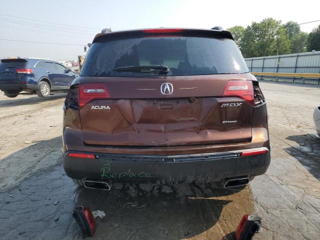 2HNYD2H4XAH512897 - 2010 ACURA MDX TECHNOLOGY BROWN photo 6