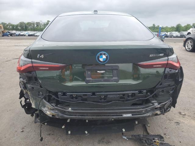 WBY73AW09NFN22051 - 2022 BMW I4 EDRIVE 40 GREEN photo 6