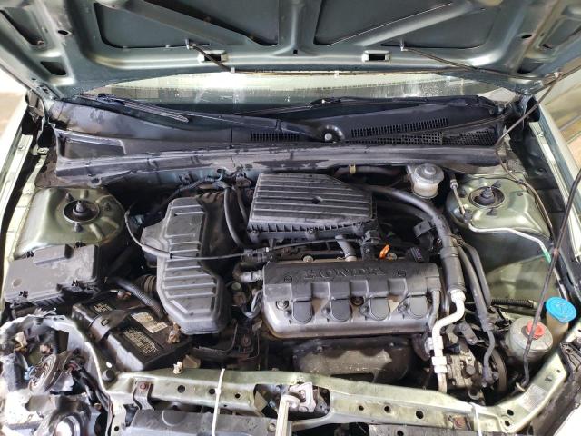 1HGES16334L015427 - 2004 HONDA CIVIC DX VP GREEN photo 11