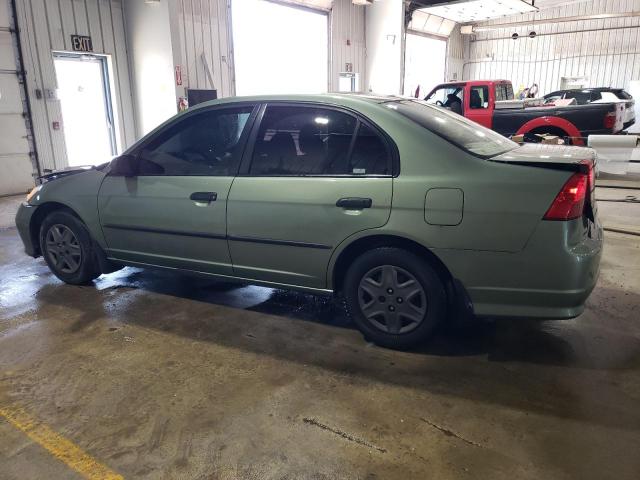 1HGES16334L015427 - 2004 HONDA CIVIC DX VP GREEN photo 2
