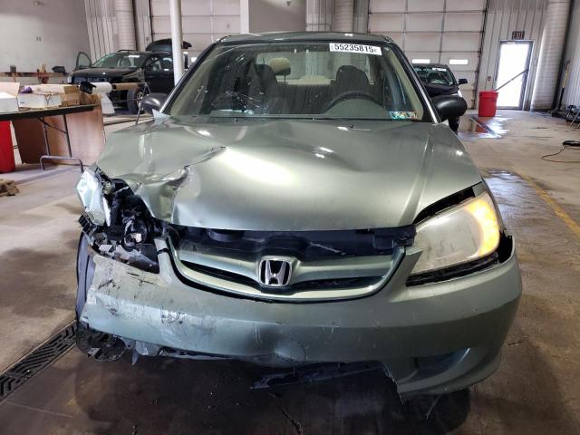 1HGES16334L015427 - 2004 HONDA CIVIC DX VP GREEN photo 5