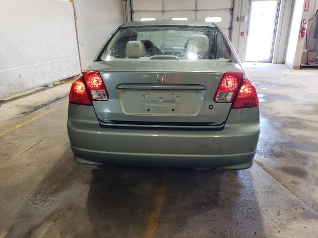 1HGES16334L015427 - 2004 HONDA CIVIC DX VP GREEN photo 6