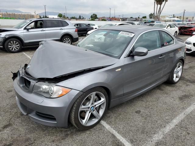 WBAUC9C58BVM11072 - 2011 BMW 135 I GRAY photo 1