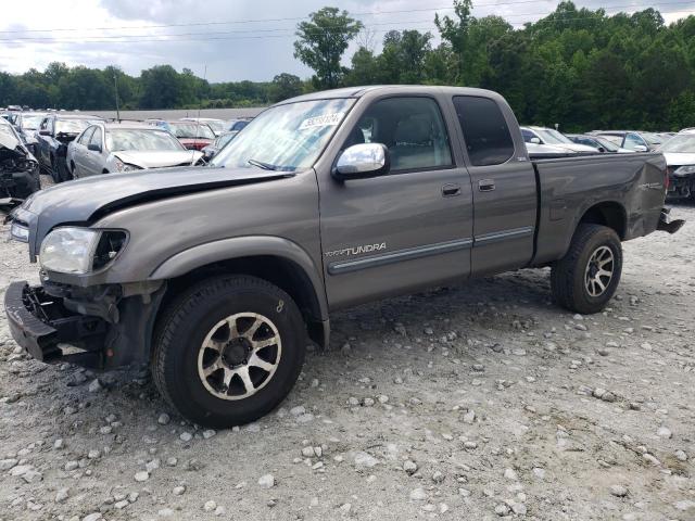 5TBRT34144S450619 - 2004 TOYOTA TUNDRA ACCESS CAB SR5 GRAY photo 1