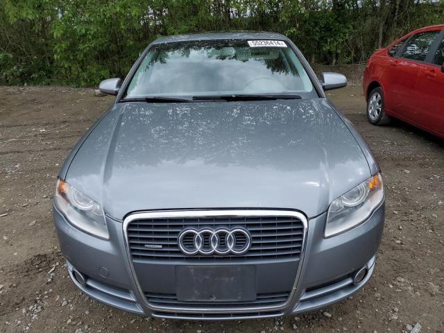 WAUDG78E56A041360 - 2006 AUDI A4 3.2 QUATTRO SILVER photo 5