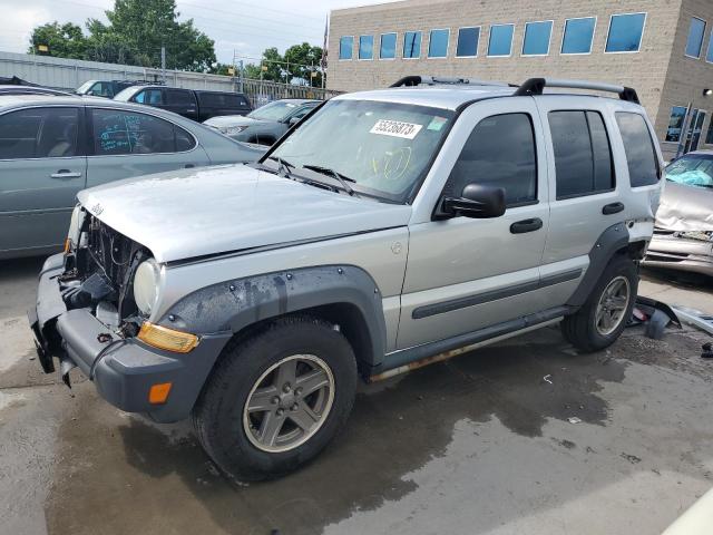 1J4GL38K45W722793 - 2005 JEEP LIBERTY RENEGADE SILVER photo 1