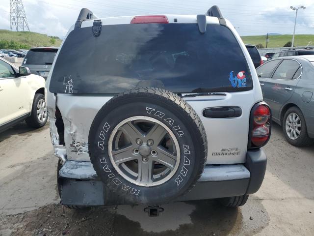 1J4GL38K45W722793 - 2005 JEEP LIBERTY RENEGADE SILVER photo 6