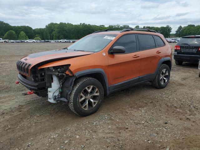 1C4PJMBS8FW726390 - 2015 JEEP CHEROKEE TRAILHAWK ORANGE photo 1
