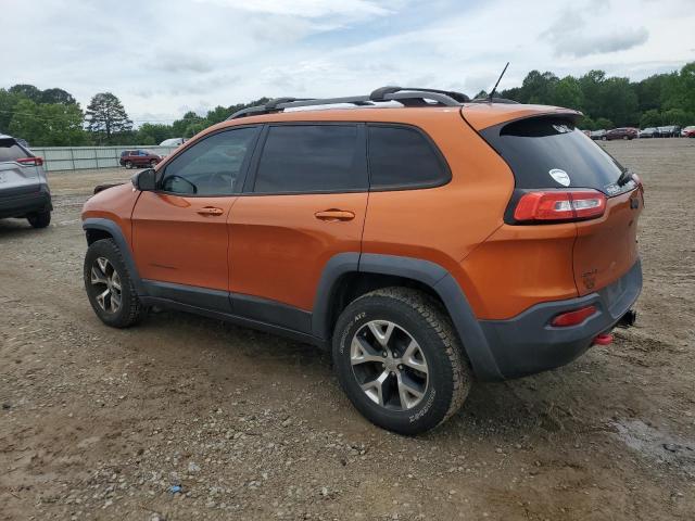 1C4PJMBS8FW726390 - 2015 JEEP CHEROKEE TRAILHAWK ORANGE photo 2