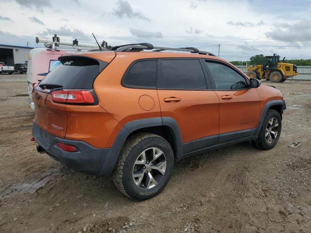 1C4PJMBS8FW726390 - 2015 JEEP CHEROKEE TRAILHAWK ORANGE photo 3