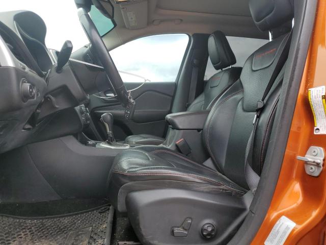 1C4PJMBS8FW726390 - 2015 JEEP CHEROKEE TRAILHAWK ORANGE photo 7