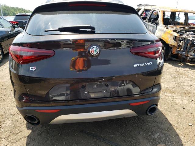 ZASFAKNN4J7B84723 - 2018 ALFA ROMEO STELVIO TI SPORT BROWN photo 6