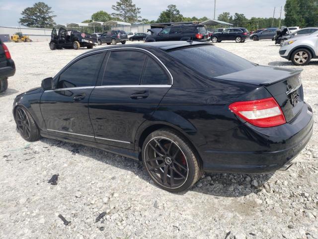 WDDGF54X48R031265 - 2008 MERCEDES-BENZ C 300 BLACK photo 2