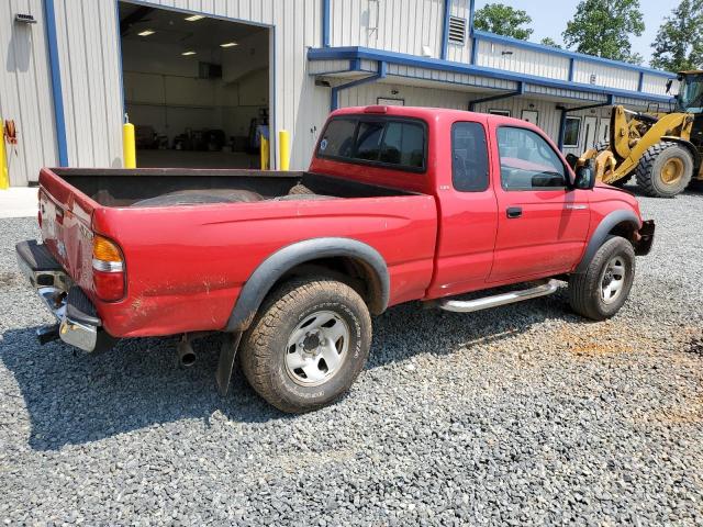 5TESN92N72Z012656 - 2002 TOYOTA TACOMA XTRACAB PRERUNNER RED photo 3