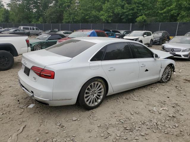 WAU32AFD6FN038526 - 2015 AUDI A8 L QUATTRO WHITE photo 3