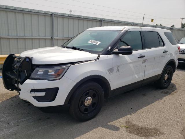 1FM5K8ARXJGA26668 - 2018 FORD EXPLORER POLICE INTERCEPTOR WHITE photo 1