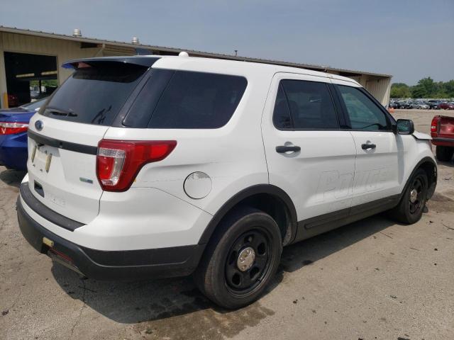 1FM5K8ARXJGA26668 - 2018 FORD EXPLORER POLICE INTERCEPTOR WHITE photo 3