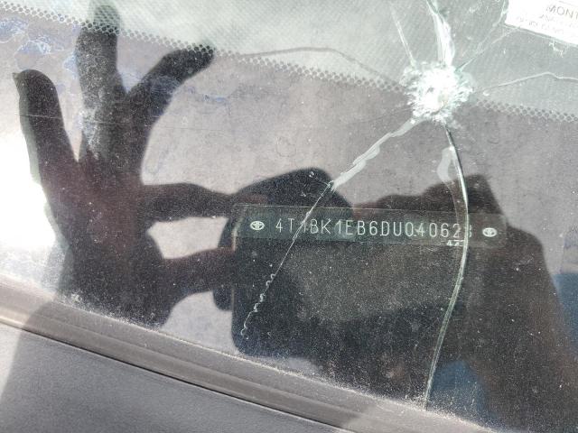 4T1BK1EB6DU040628 - 2013 TOYOTA AVALON BASE BLUE photo 12