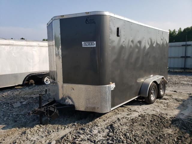 4D6EB1626JA039677 - 2018 CARGO TRAILER GRAY photo 2