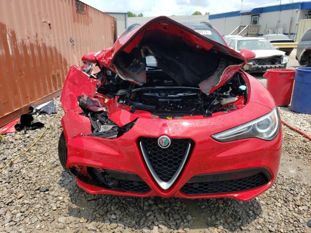 ZASFAKNN4J7B98833 - 2018 ALFA ROMEO STELVIO TI SPORT RED photo 5