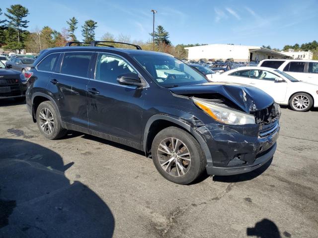 5TDJKRFH6GS263505 - 2016 TOYOTA HIGHLANDER XLE 黑色 照片 4