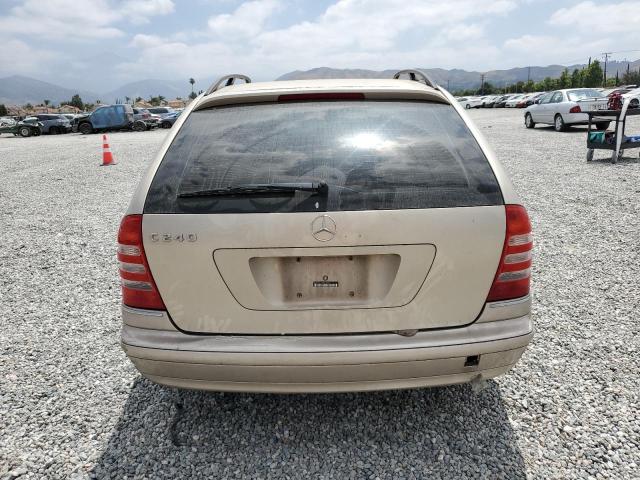 WDBRH61JX3F344896 - 2003 MERCEDES-BENZ C 240 SPORTWAGON GOLD photo 6