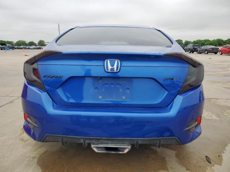 2HGFC2F85KH503999 - 2019 HONDA CIVIC SPORT Niebieski zdjęcie 6
