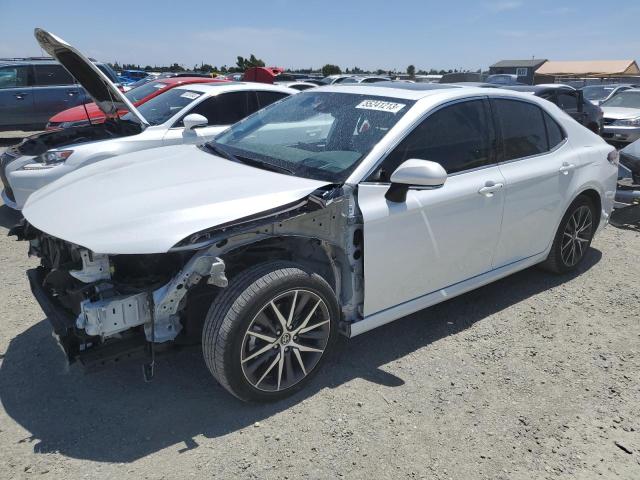 4T1F31AK7NU575411 - 2022 TOYOTA CAMRY XLE WHITE photo 1