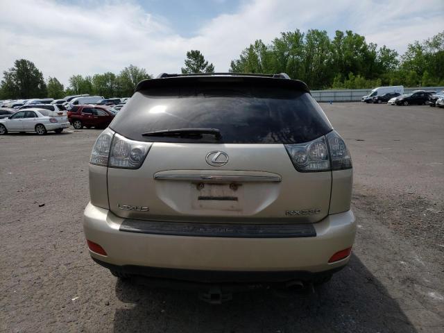 JTJHA31UX40012825 - 2004 LEXUS RX330 330 GOLD photo 6