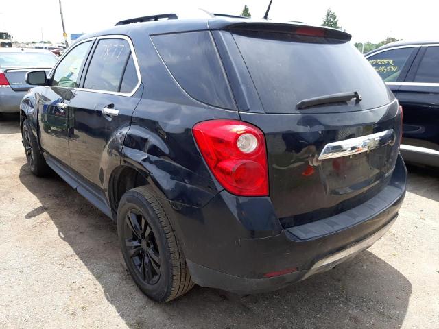 2CNALFEW0A6237877 - 2010 CHEVROLET EQUINOX LTZ BLACK photo 3