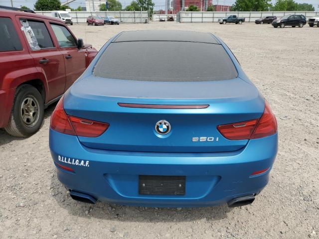 WBALX5C57CC894513 - 2012 BMW 650 XI BLUE photo 6