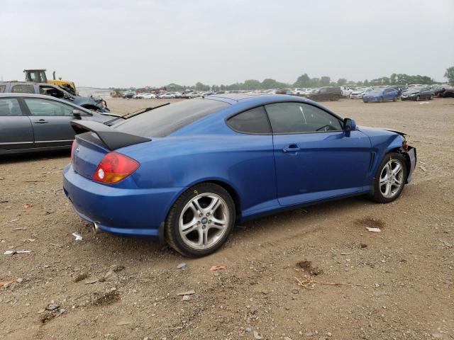 KMHHN65F44U109186 - 2004 HYUNDAI TIBURON GT BLUE photo 3