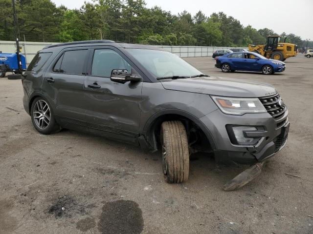 1FM5K8GT0GGC28849 - 2016 FORD EXPLORER SPORT GRAY photo 4