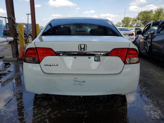 2HGFA16579H339574 - 2009 HONDA CIVIC LX WHITE photo 6