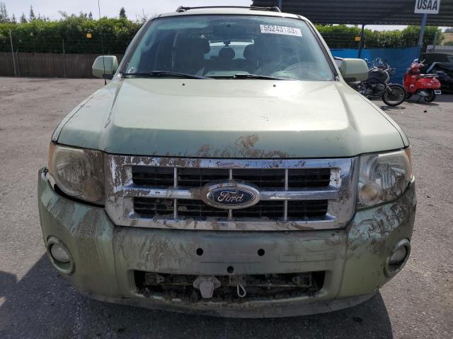 1FMCU49369KA36228 - 2009 FORD ESCAPE HYBRID GREEN photo 5