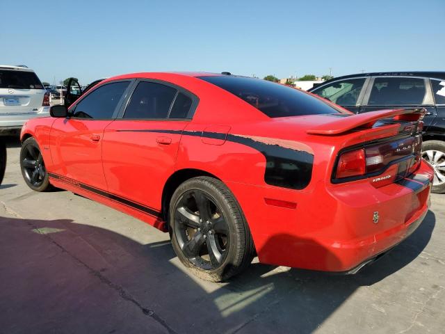 2C3CDXCT8EH124623 - 2014 DODGE CHARGER R/T RED photo 2