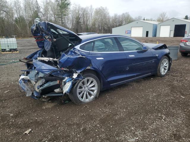 5YJSA1E21GF160597 - 2016 TESLA MODEL S Կապույտ լուսանկար 3