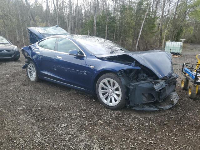 5YJSA1E21GF160597 - 2016 TESLA MODEL S Կապույտ լուսանկար 4