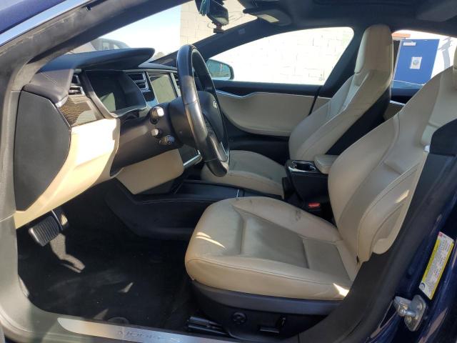 5YJSA1E21GF160597 - 2016 TESLA MODEL S Կապույտ լուսանկար 7