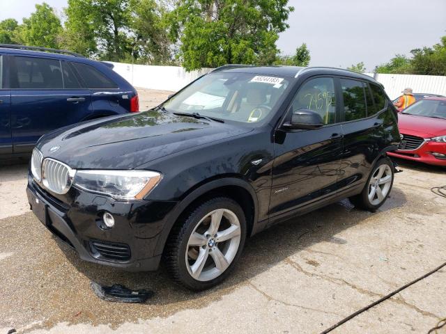 5UXWX9C56H0D97924 - 2017 BMW X3 XDRIVE28I BLACK photo 1